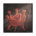 Thumbnail: "Ring of Enlightened Men," Matte Canvas, Stretched