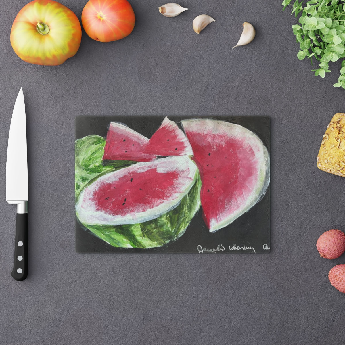 "Watermelon Slices" Cutting Board