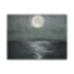 Thumbnail: "Full Moon over River" Matte Canvas, Stretched, 1.25"