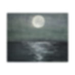 Thumbnail: "Full Moon over River" Matte Canvas, Stretched, 1.25"