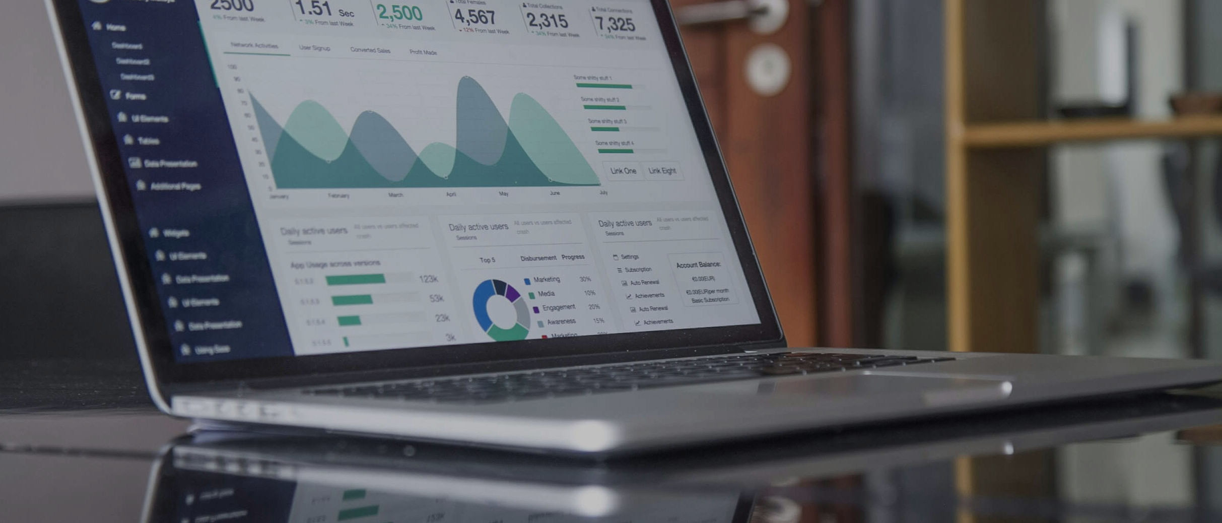 Statistics on a laptop