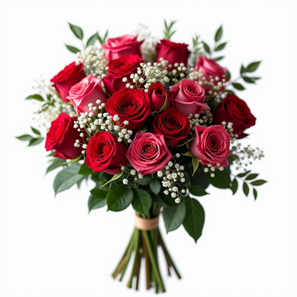 Romantischer Rosenstrauß