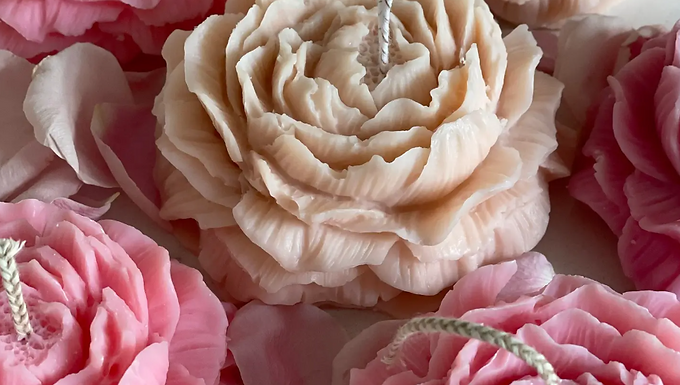 Peony Candle