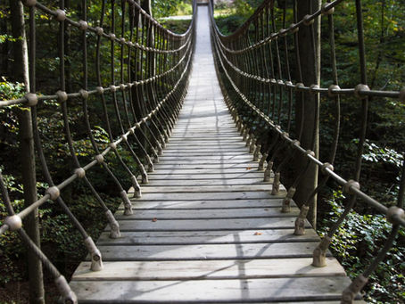 Hängebrücke auf dem Rothaarsteig