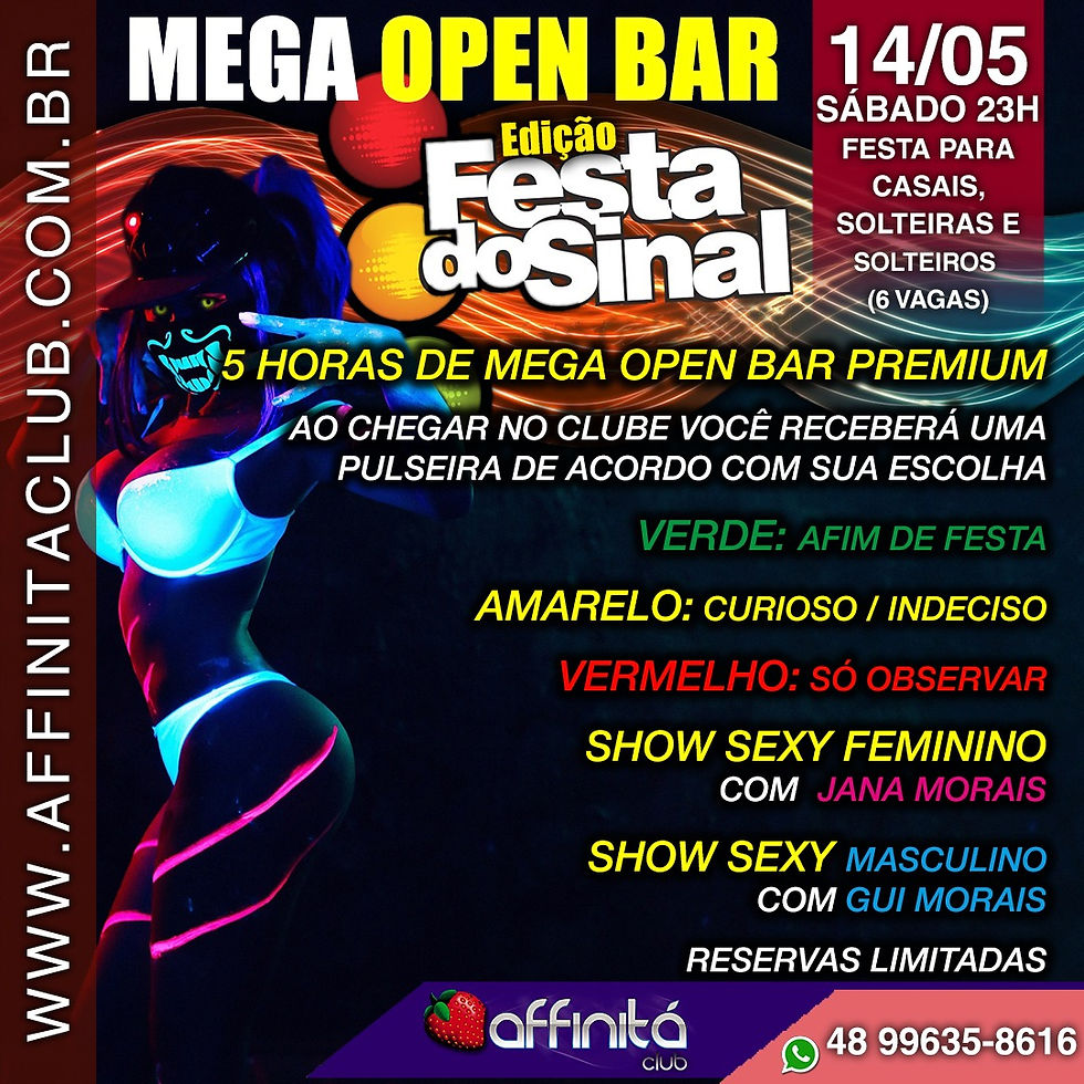 Mega Open Bar Edição Festa do Sinal