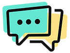 Icon of chat bubbles