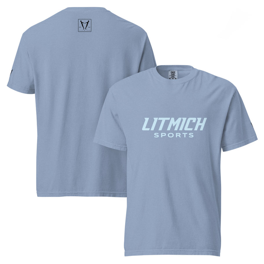 Litmich Unisex garment-dyed heavyweight t-shirt