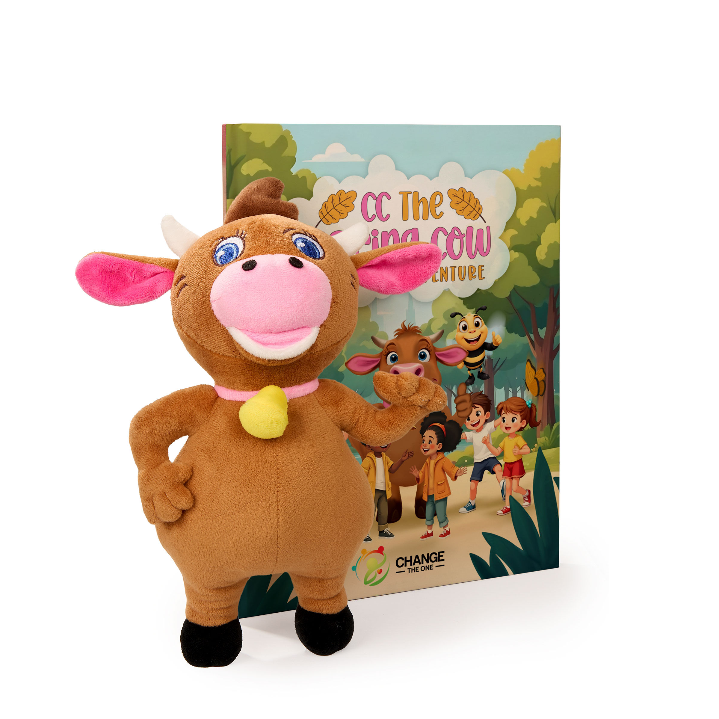 Book and CC the Caring Cow