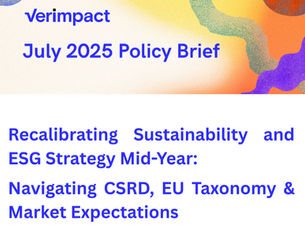 July 2025 Policy Brief by Verimpact