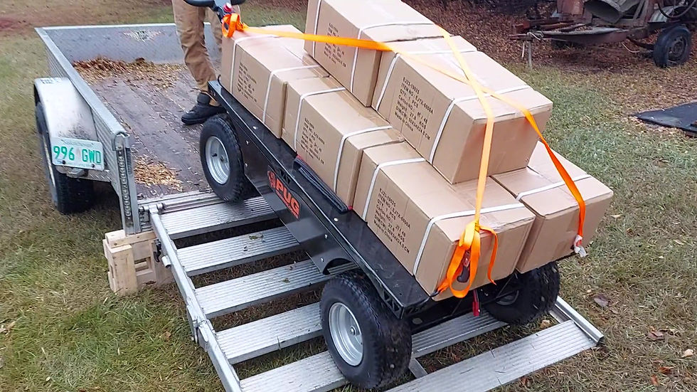 Thumbnail: 50000 Electric All-Terrain Utility Cart 25" x 56" Deck
