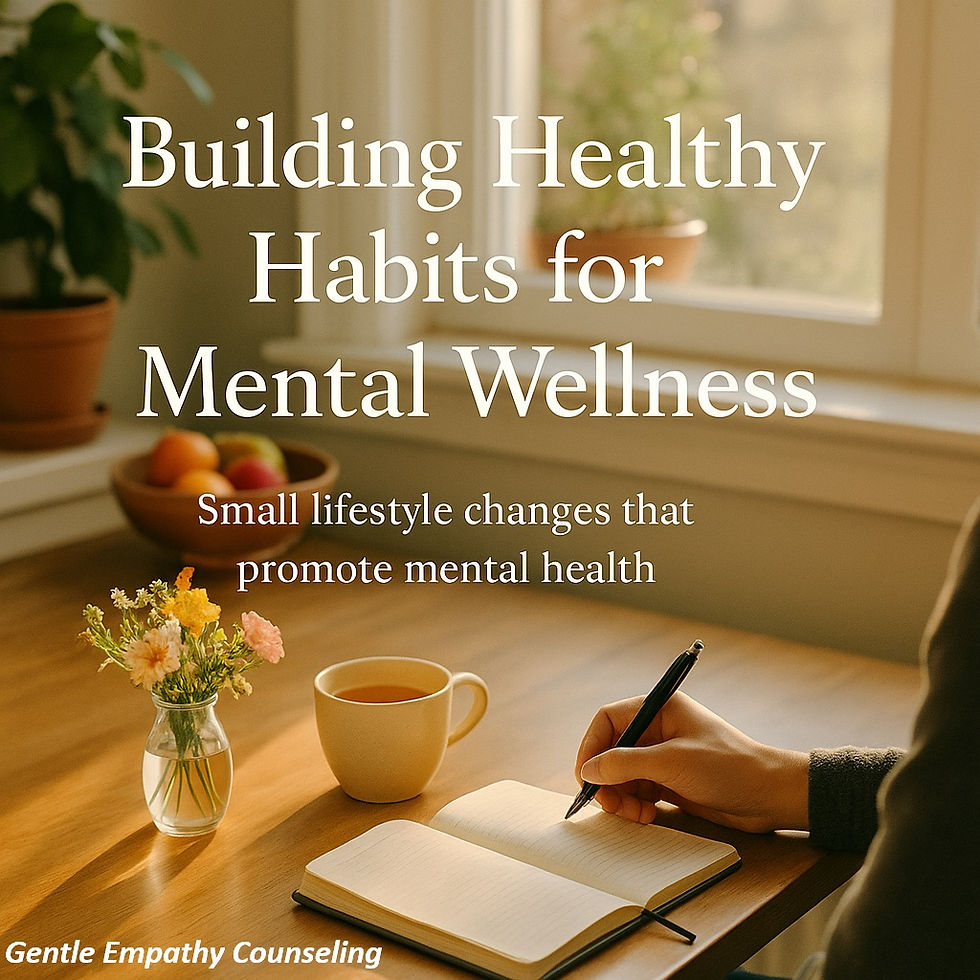 Building Healthy Habits for Mental Wellness