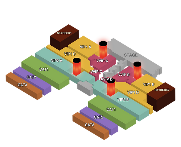 Travis Scott CIRCUS MAXIMUS in Macao - Seating Map