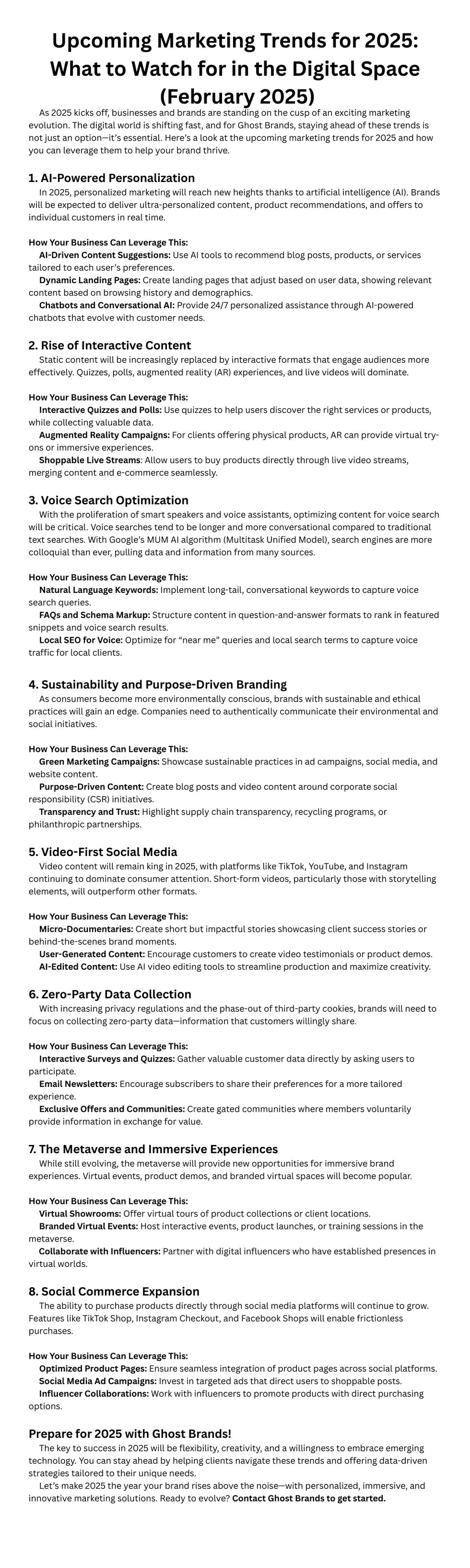 PORTFOLIO Ghost Marketing Trends Blog Post Feb 2025