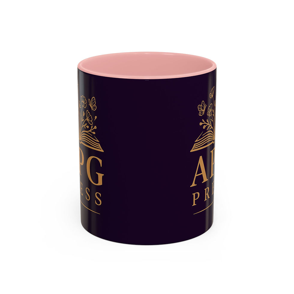 Thumbnail: APG Press Logo Coffee Mug — Elegant Book Lover Accent Mug