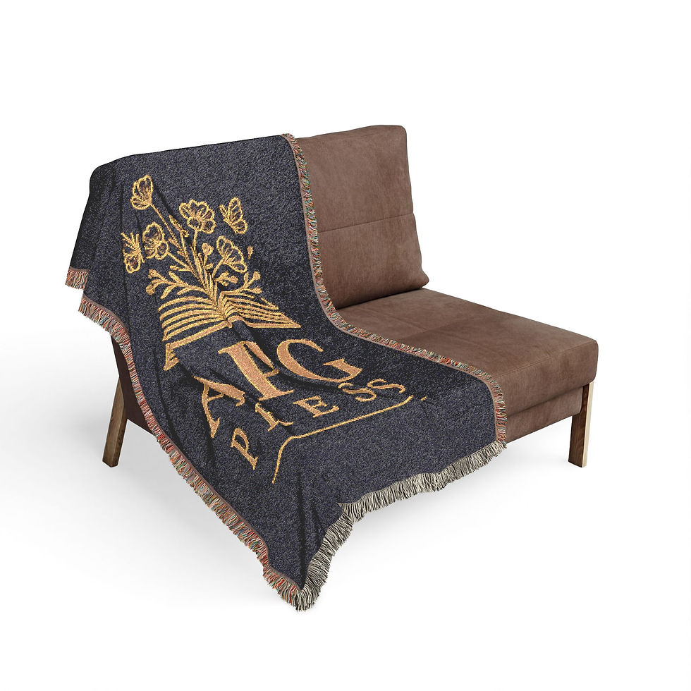 Thumbnail: Woven Blanket — Elegant APG Press Logo Throw