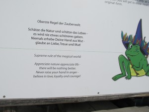 Spruch in Ellmis Zauberwelt in Ellmau
