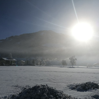 Ausblick vom Hotel Glockenstuhl in Westendorf auf die Choralpe