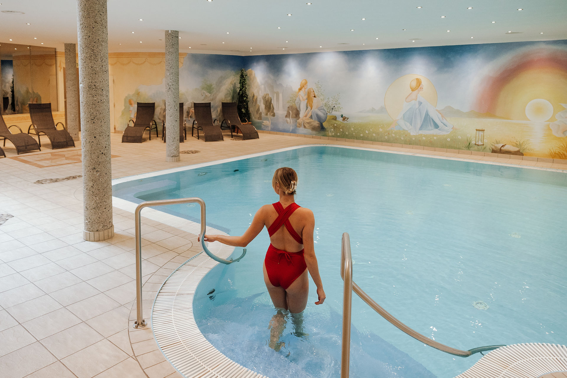 Hallenbad Hotel Glockenstuhl in Westendorf