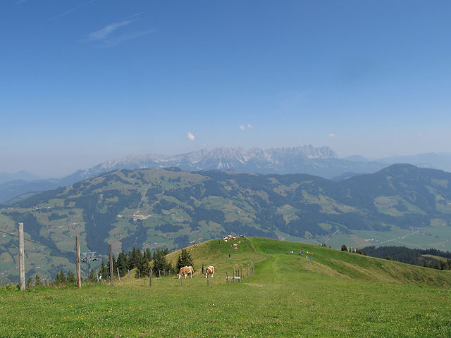 Ausblick von der Choralpe in Westendorf