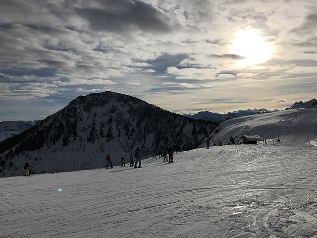 Skipiste in der Skiwelt Westendorf