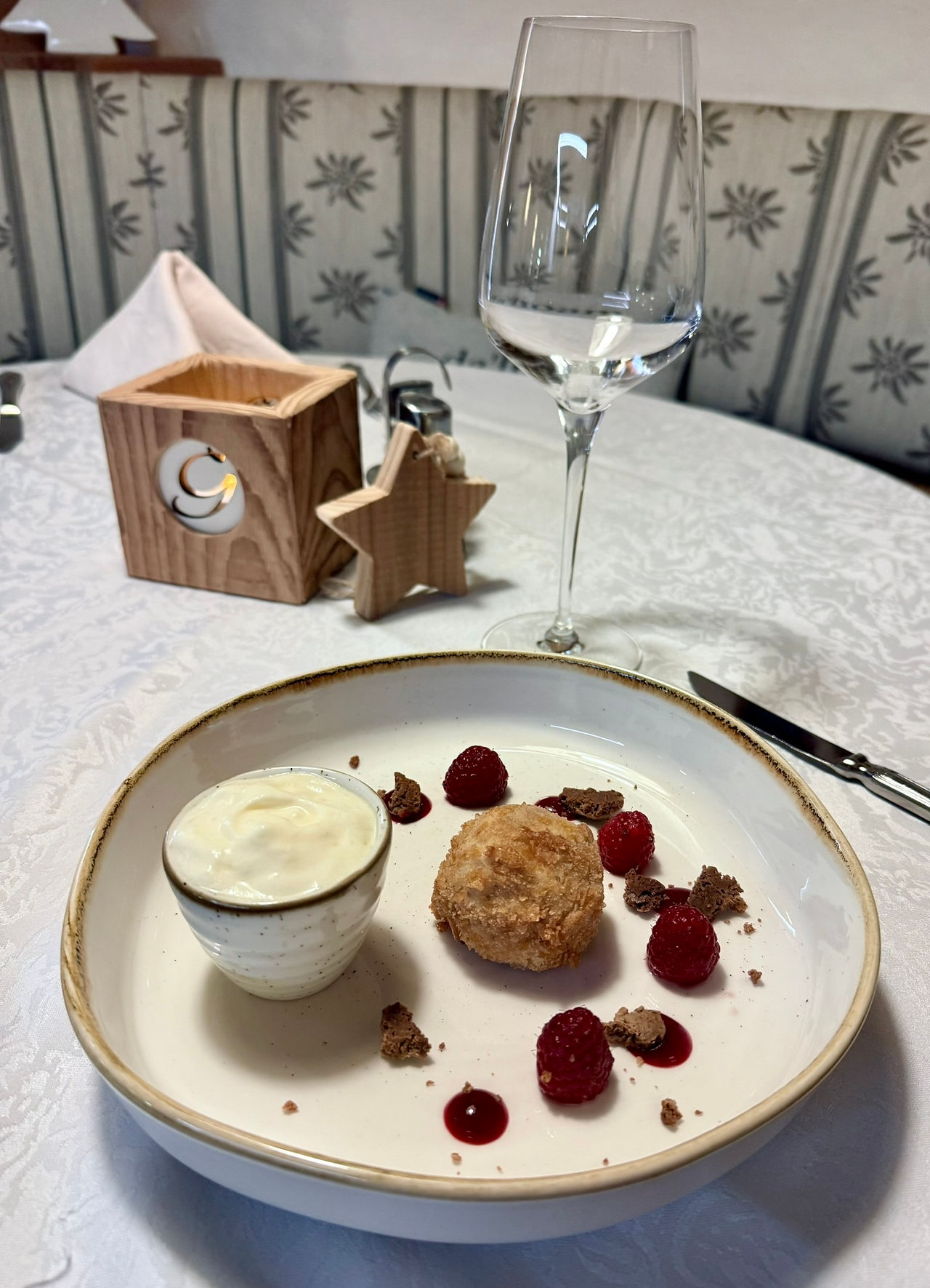 Dessert Galadinner Silvester Hotel Glockenstuhl Westendorf