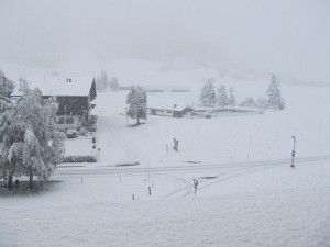 Neuschnee in den Kitzbüheler Alpen
