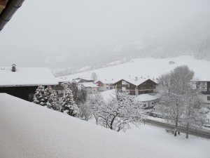Neuschnee in den Kitzbüheler Alpen