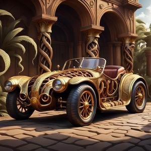 24. Intricate Vintage Cars