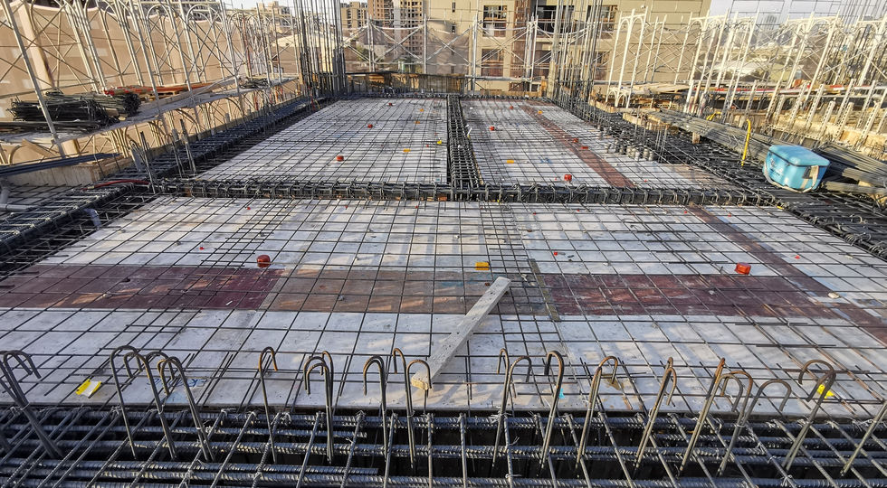 A棟6FL樑版鋼筋綁紮