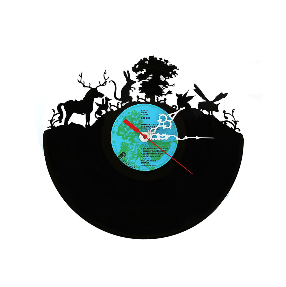 Animalia Record Clock