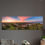 Miniaturbild: Alu-Dibond Panorama quer I Leuchtender Sunset Wieck, Greifswald