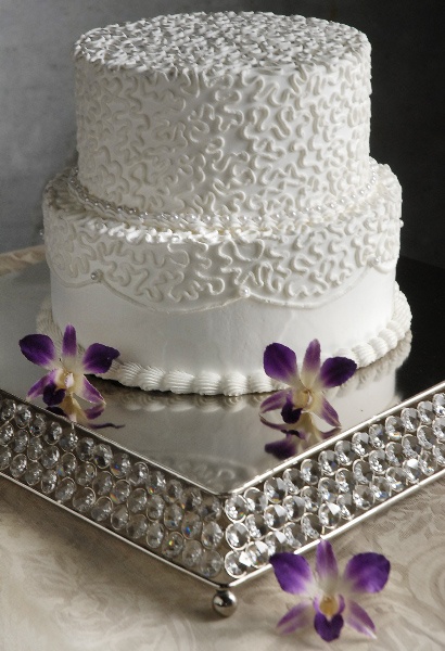Crystal Square Wedding Cake Stand