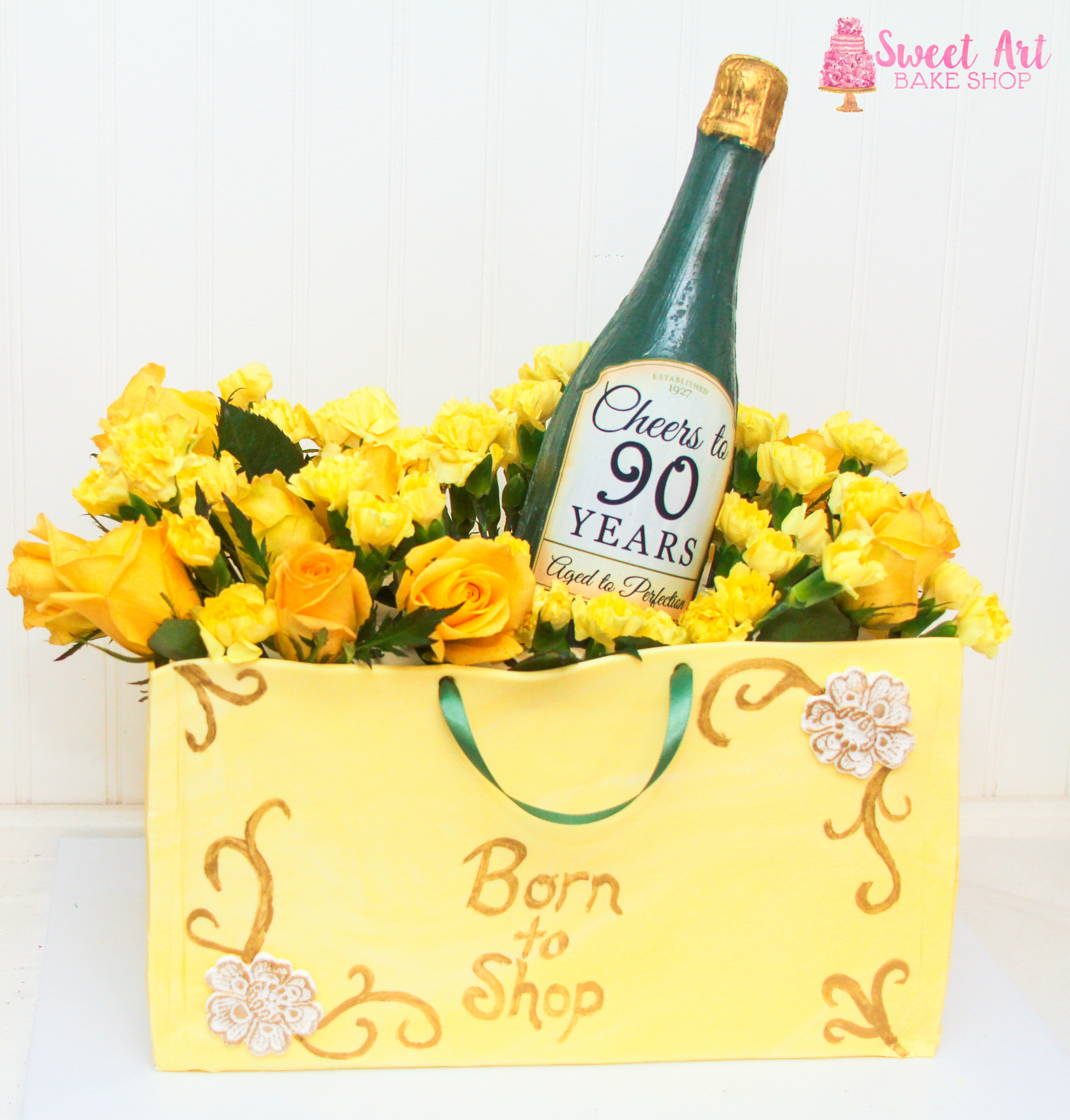Champagne & Shopping Cake