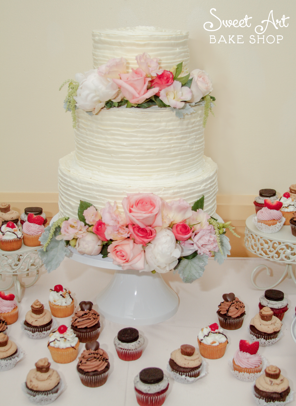 Nick & Brianna's Wedding Cake