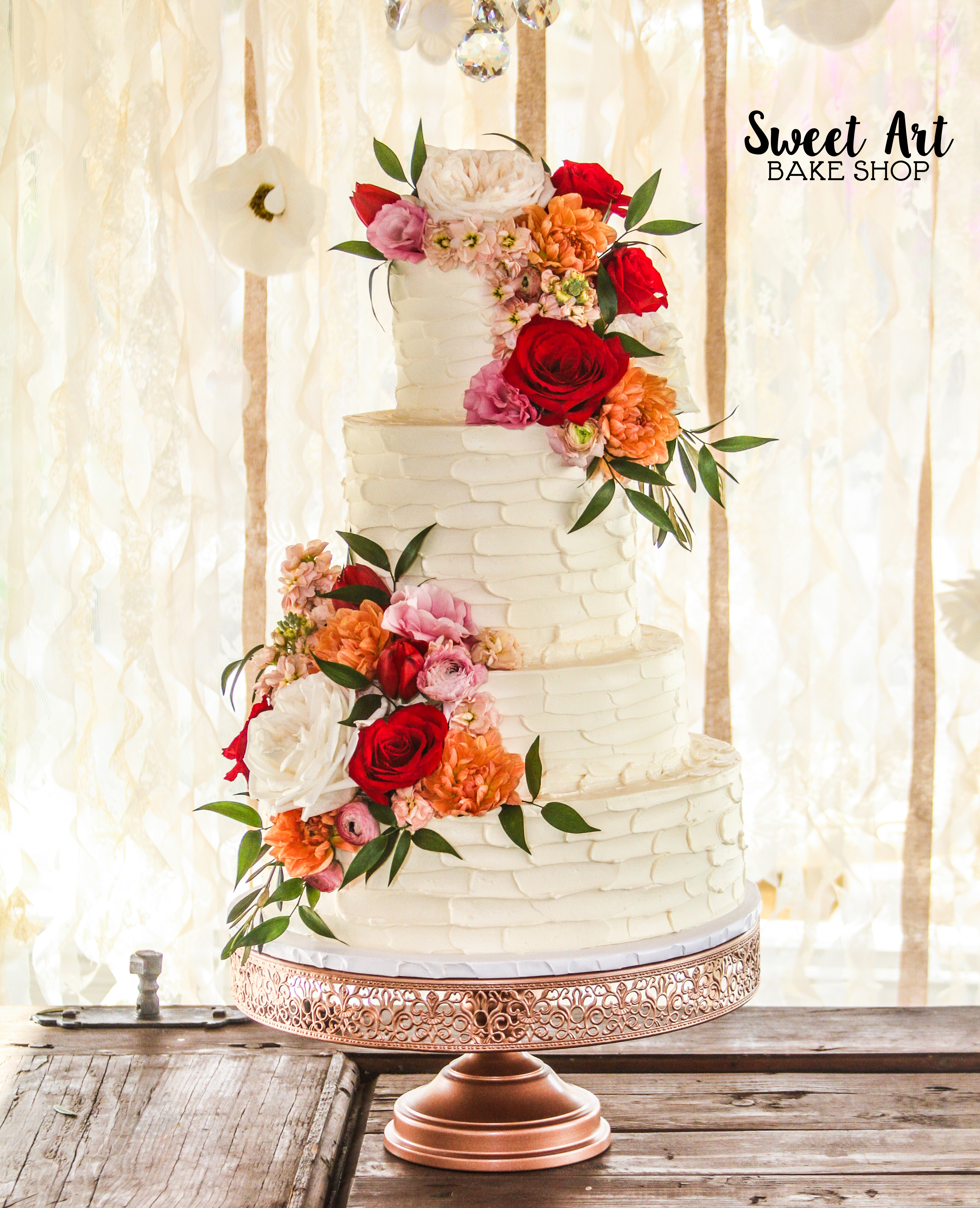 Sunshine & Larry's Wedding Cake