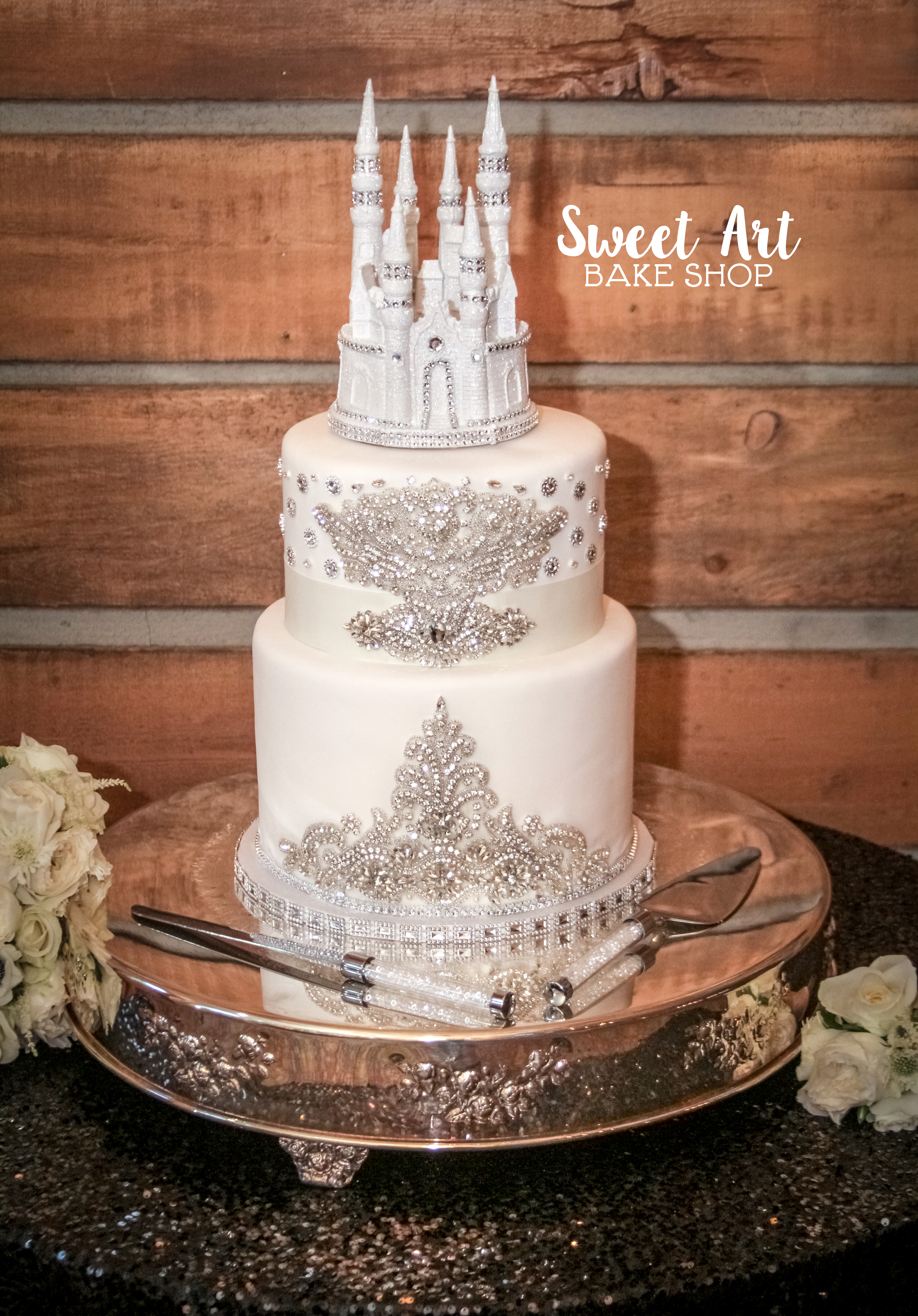 Kristen & Josh's Wedding Cake