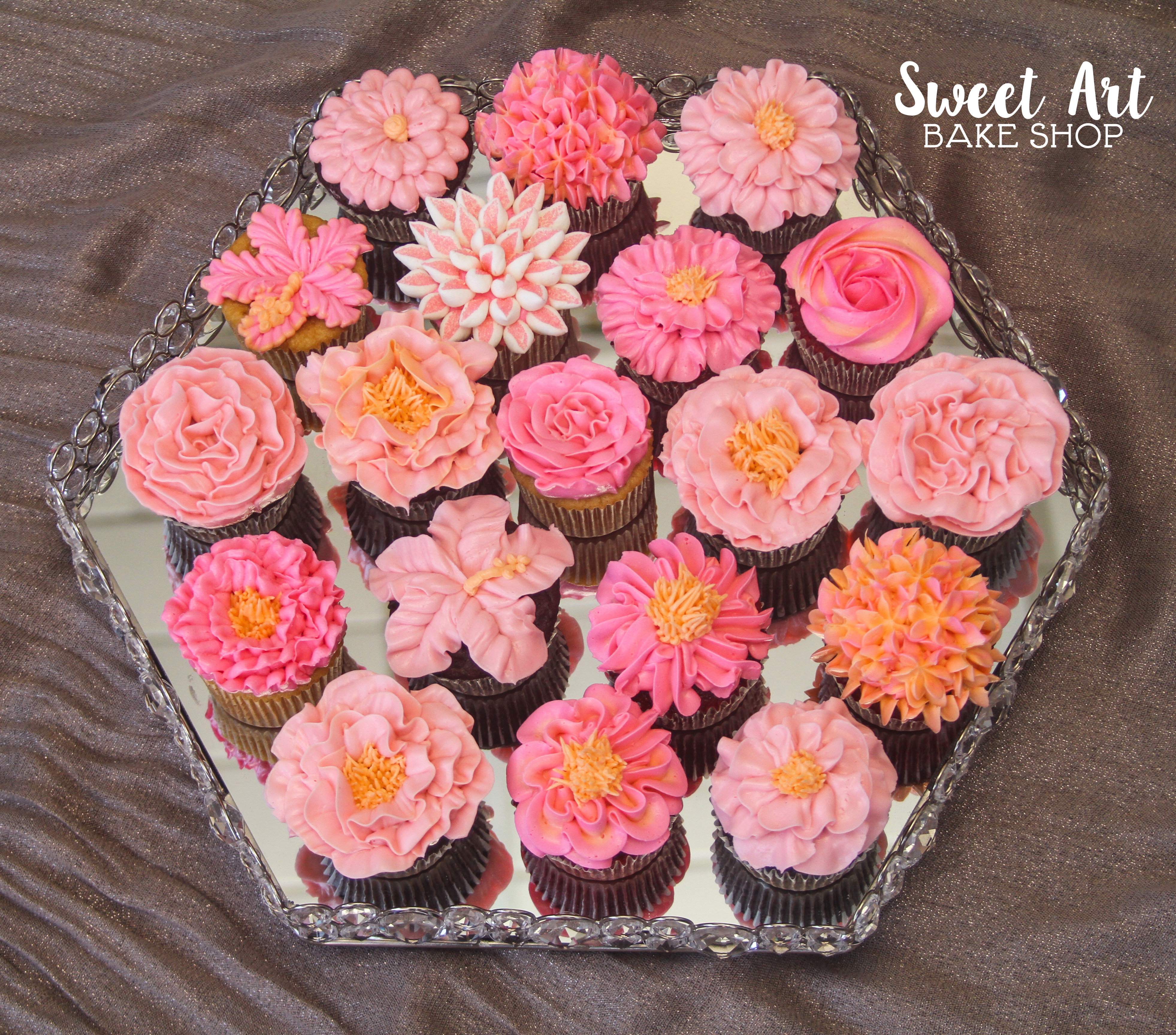 Buttercream Flower Cupcakes