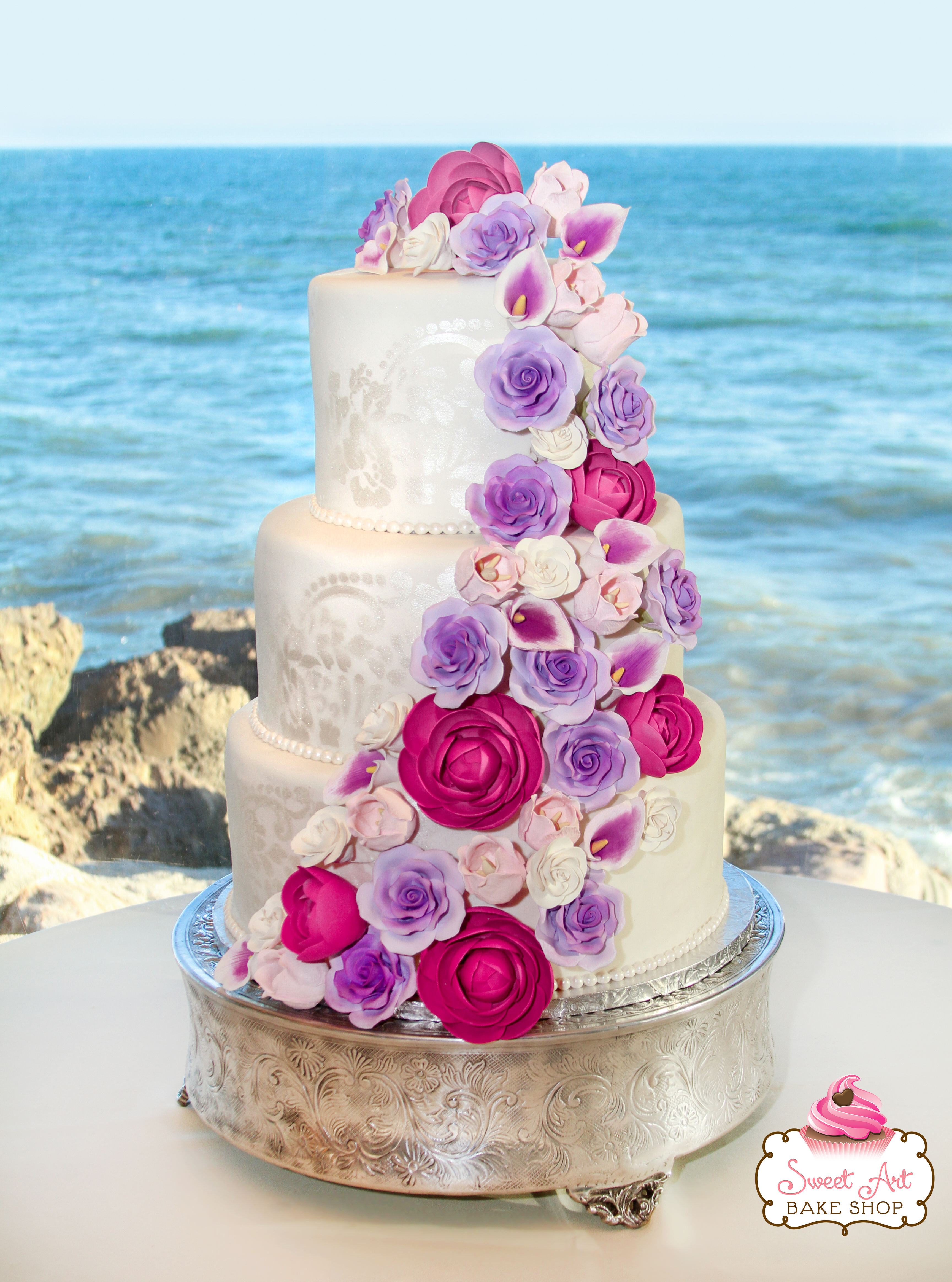Ashley & John's Wedding Cake