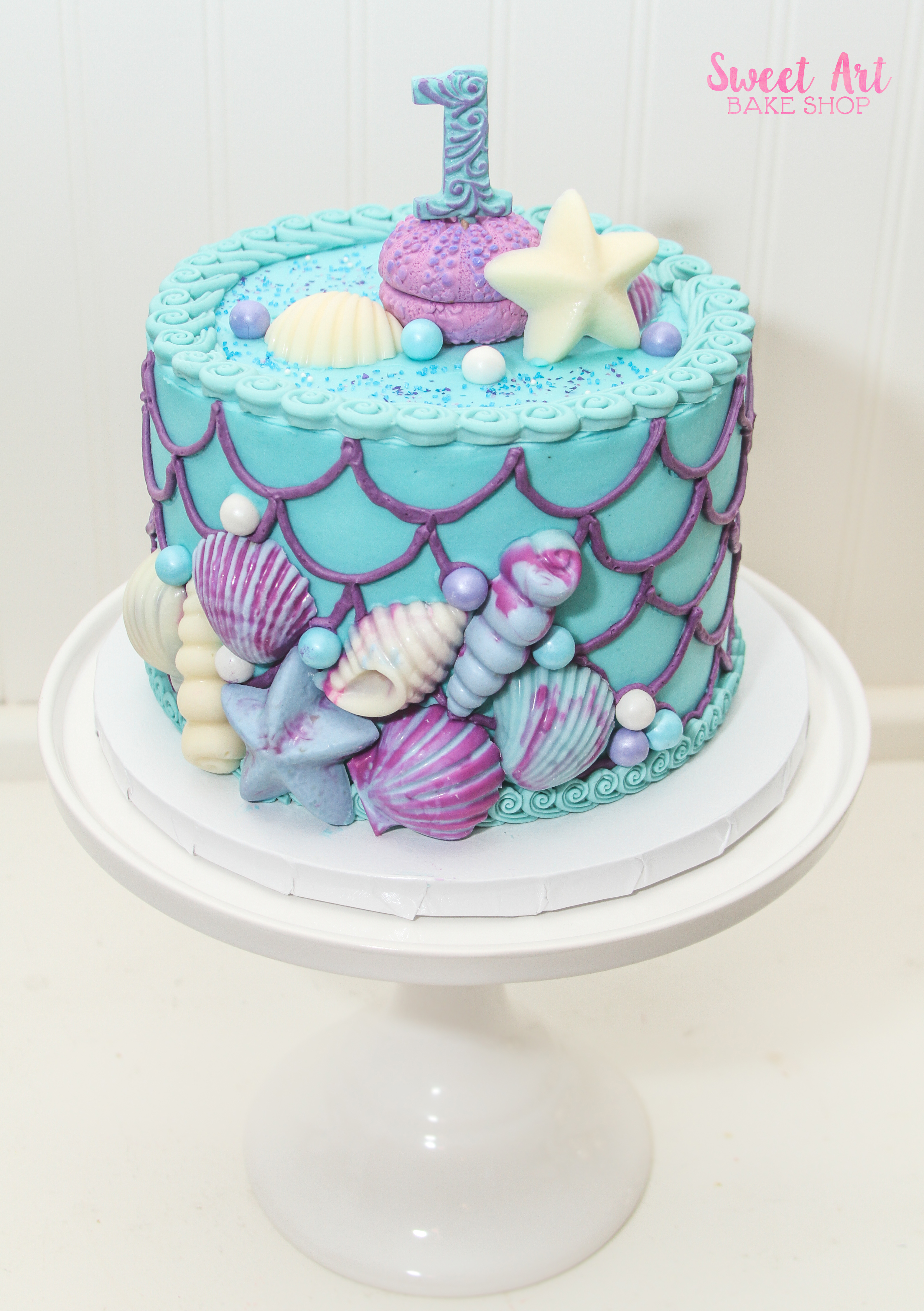 Mermaid Smash Cake