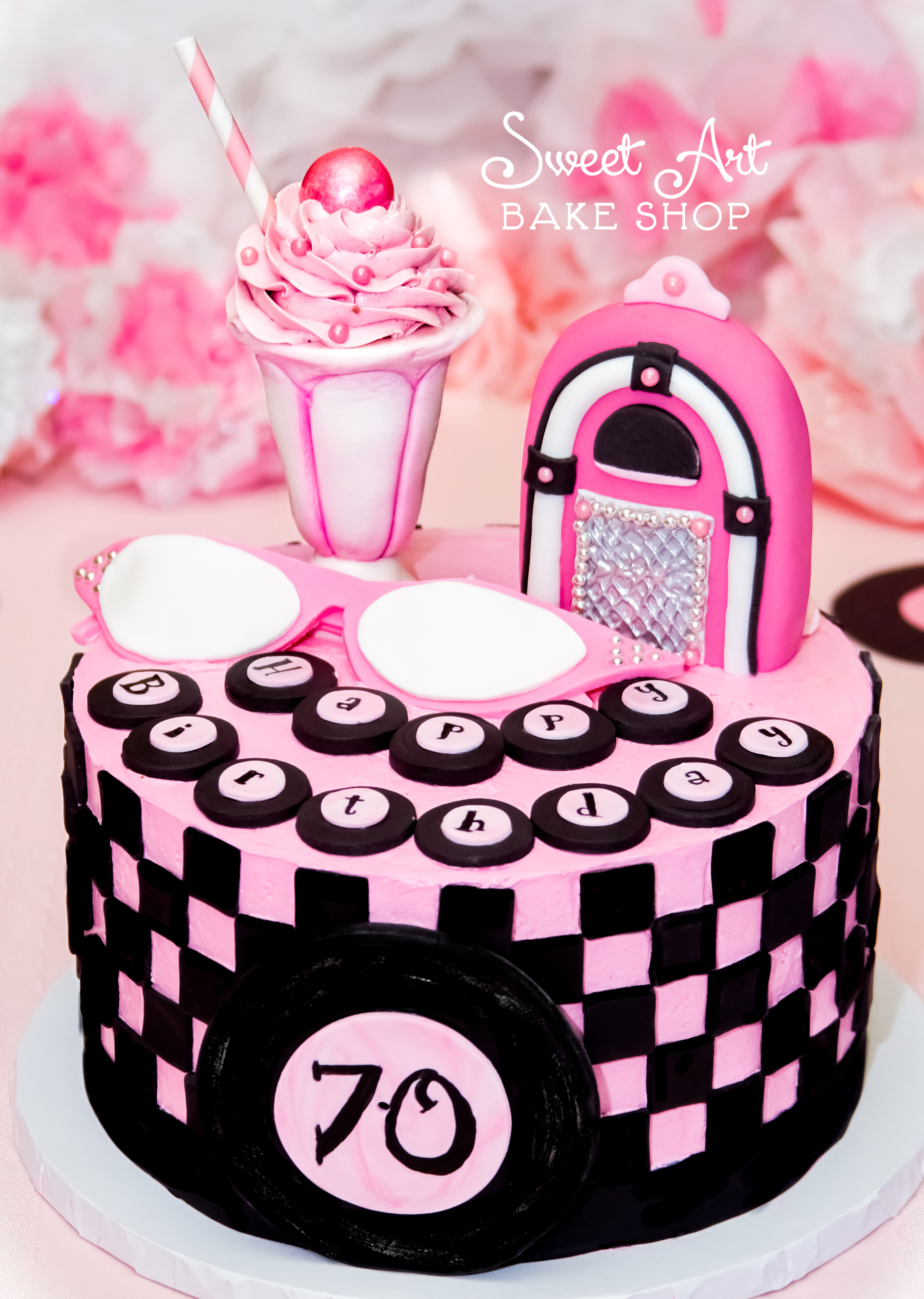 50's Theme Cake