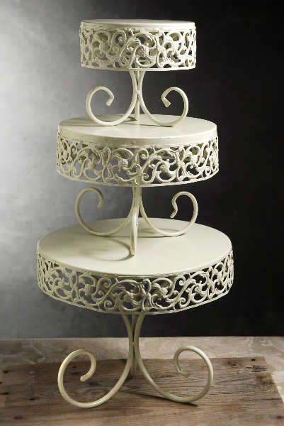 Antique Scroll Cake Stands