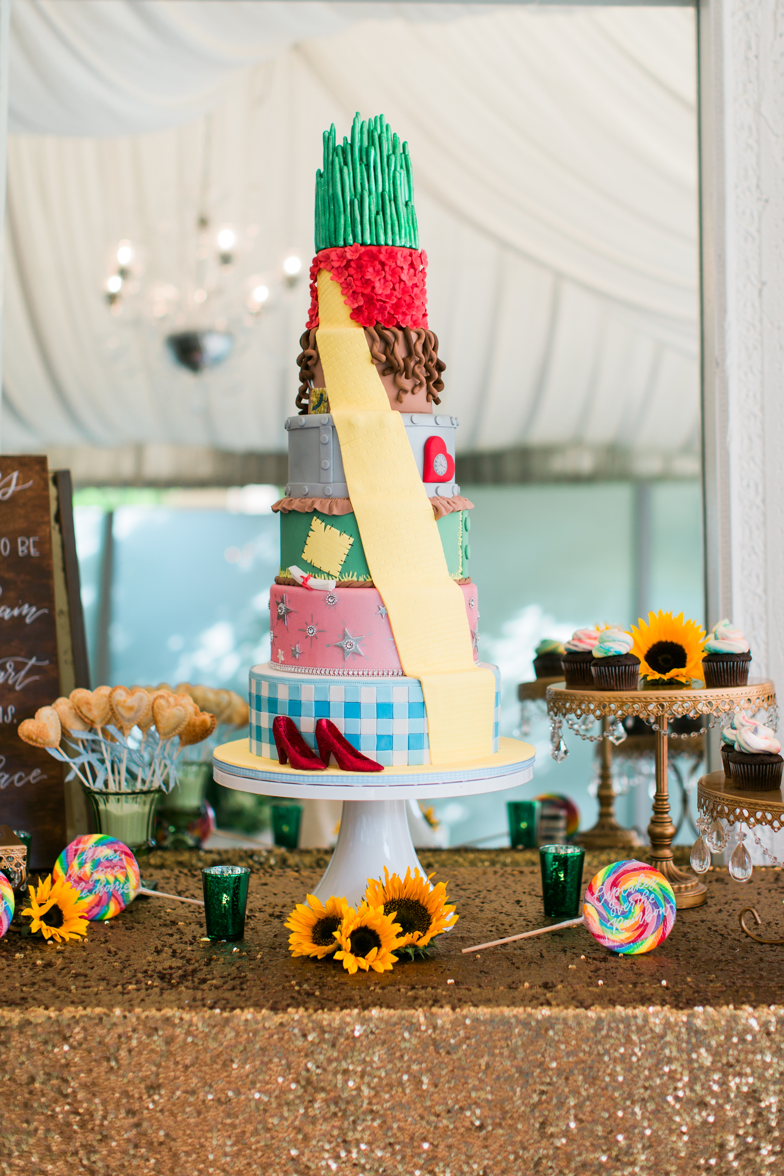 Wizard of Oz Wedding Cake