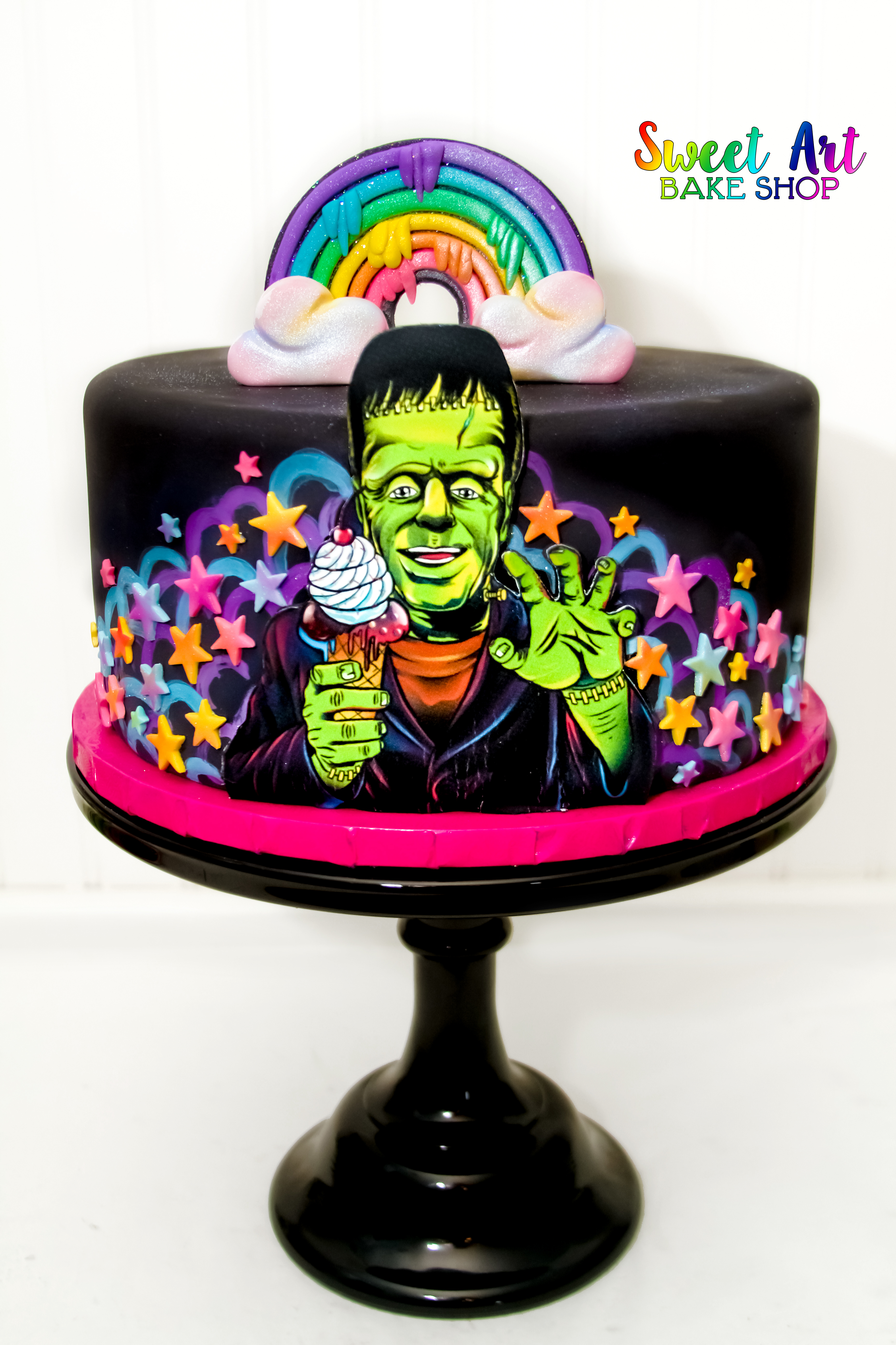 Lisa Frankenstein Cake