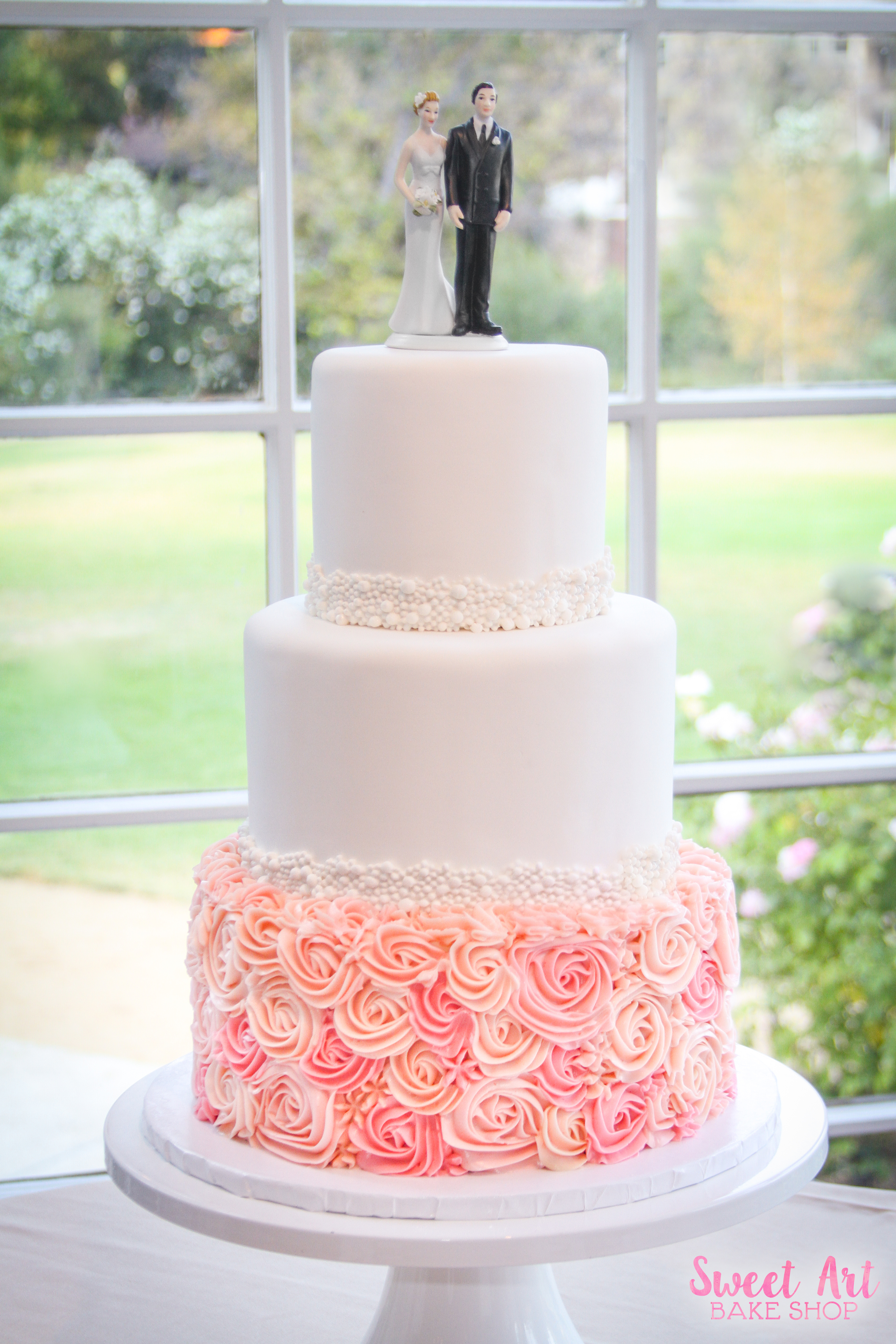 Elyse & Andrew's Wedding Cake