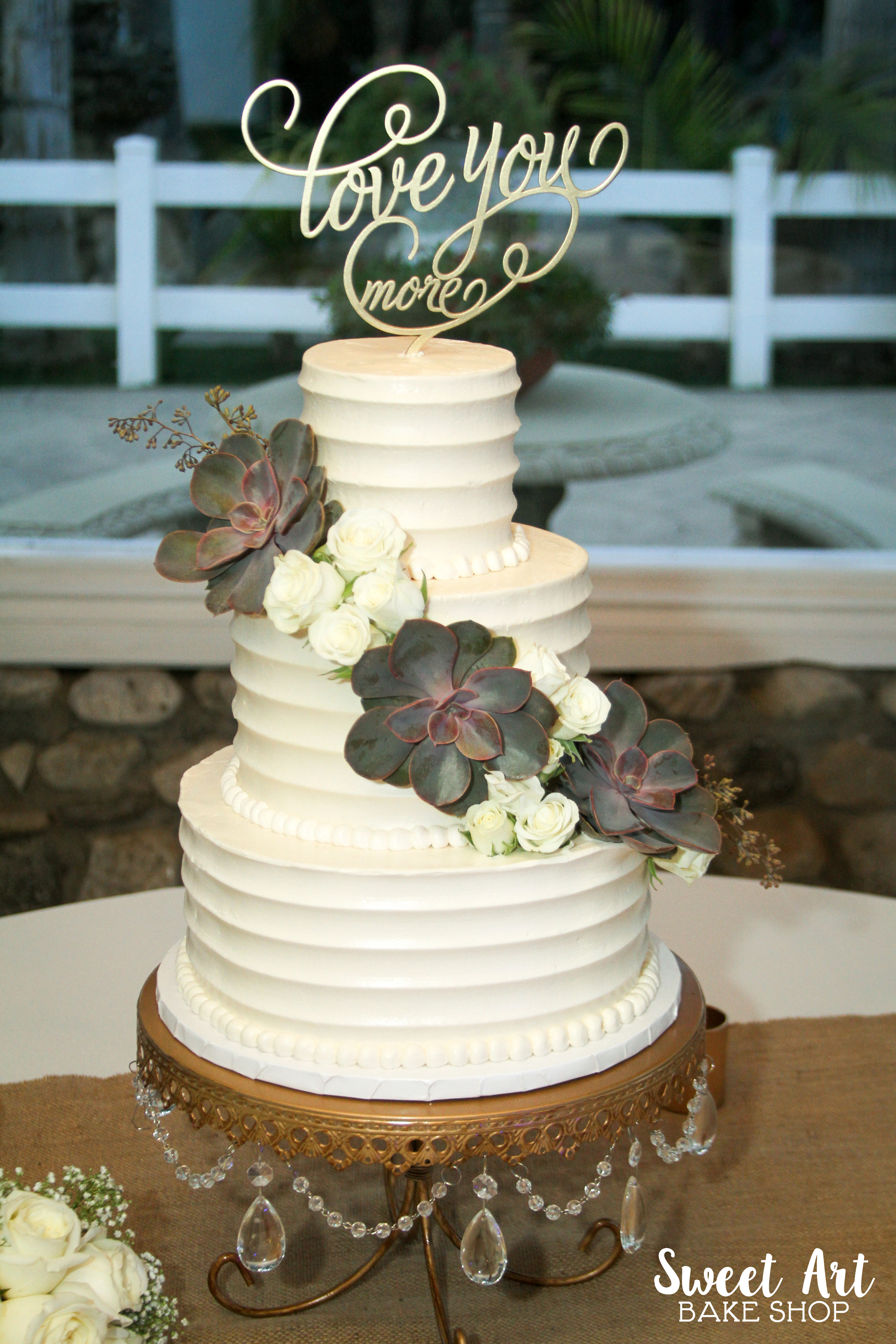 Love You More Buttercream Cake