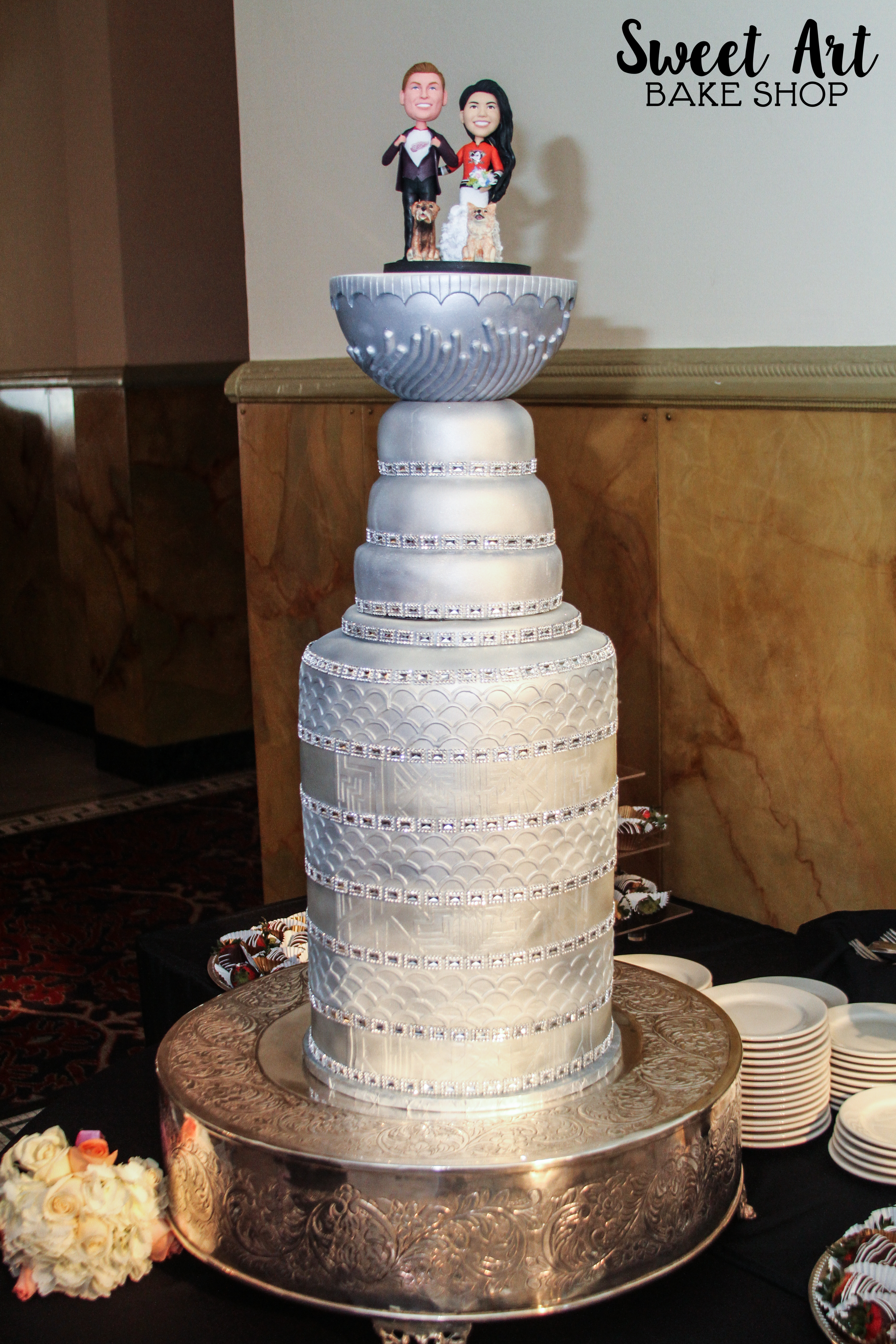 Stanley Cup Wedding Cake