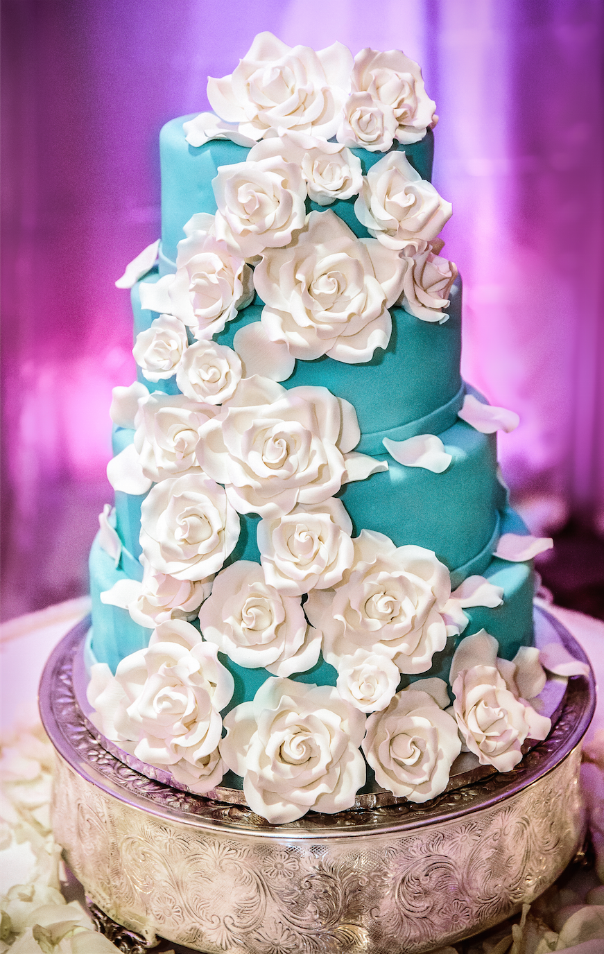 Meagen & Abel's Wedding Cake