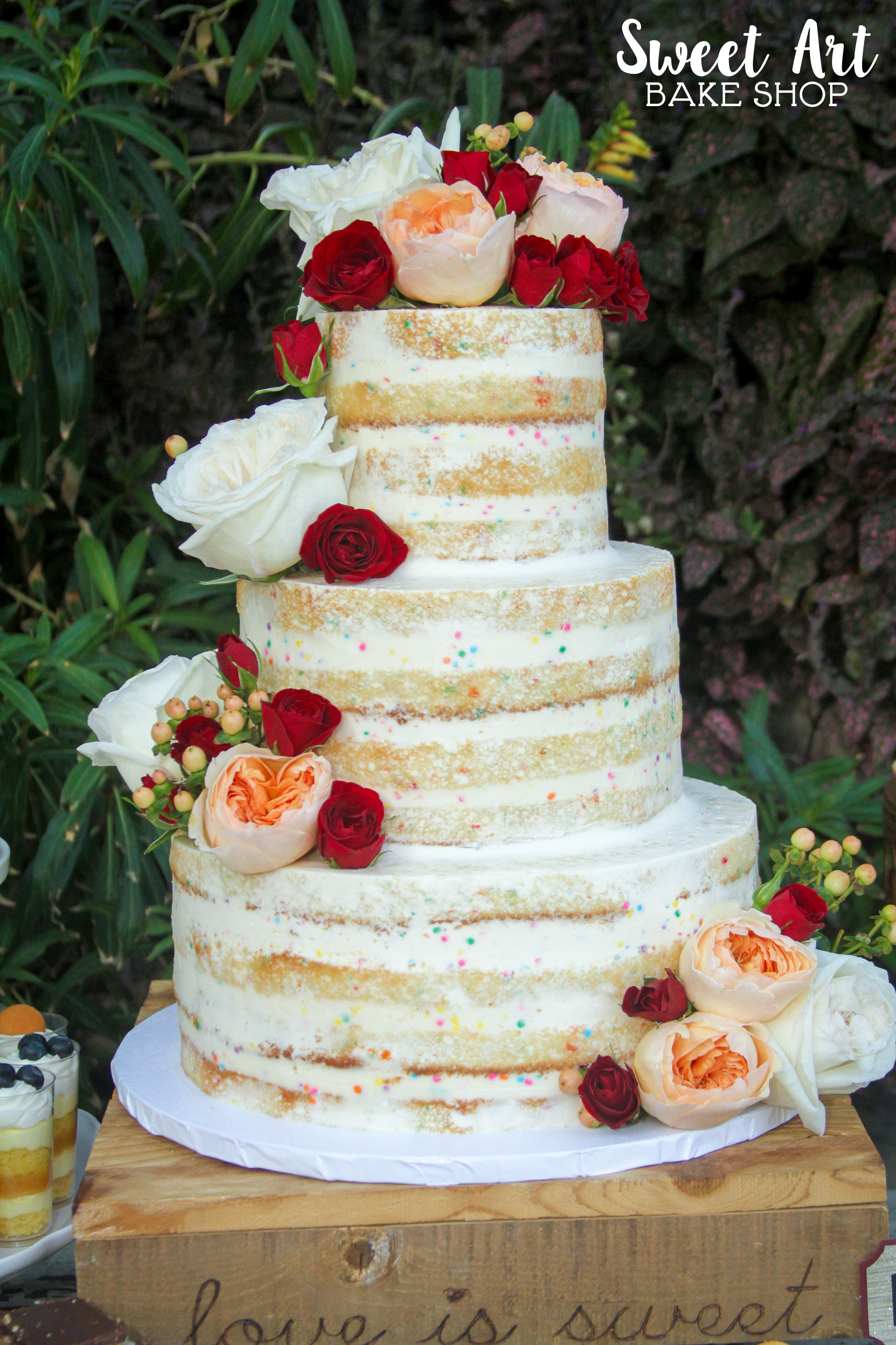 Funfetti Naked Cake