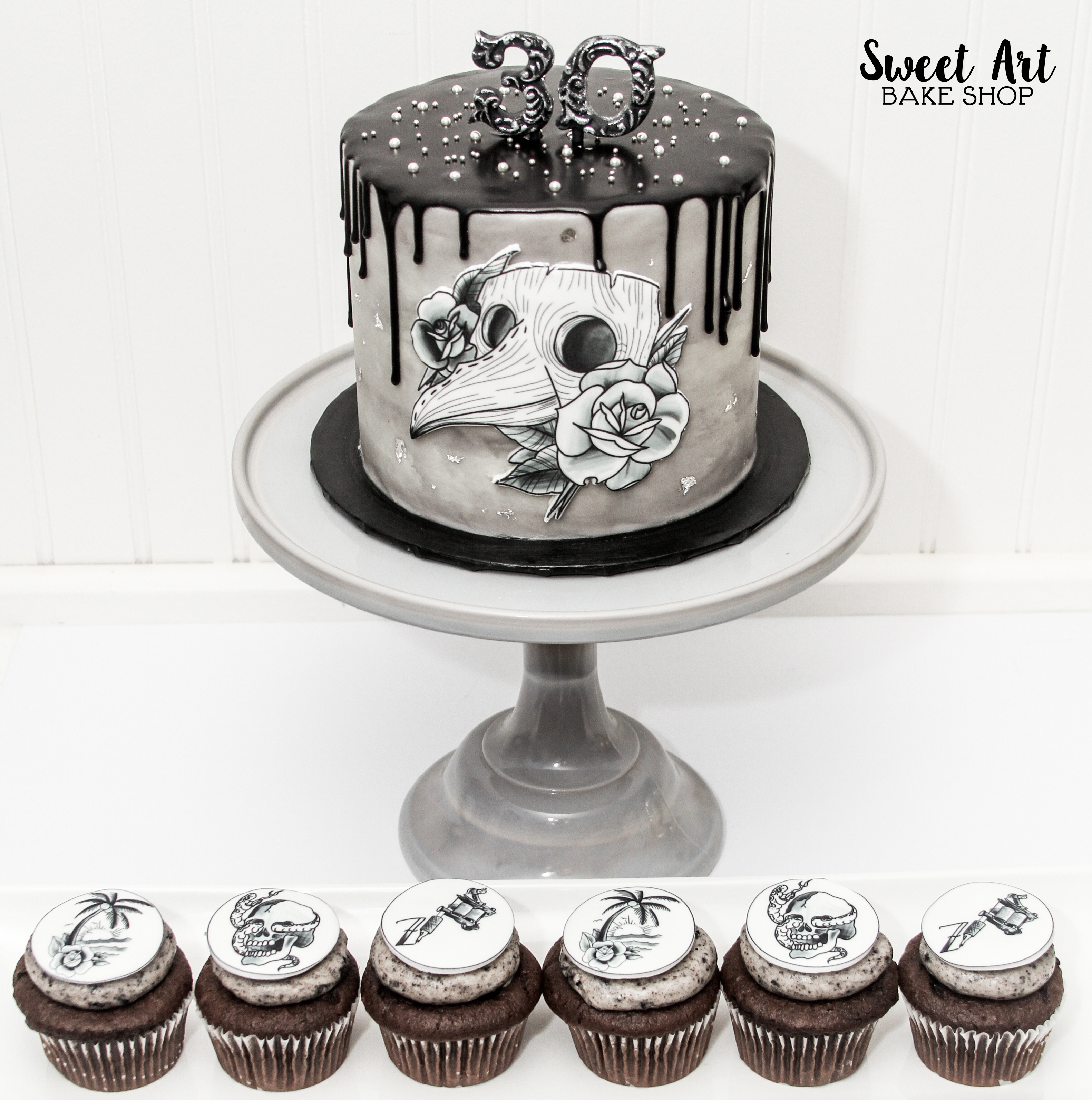 Zack's 30th Tattoo Birthday Cake