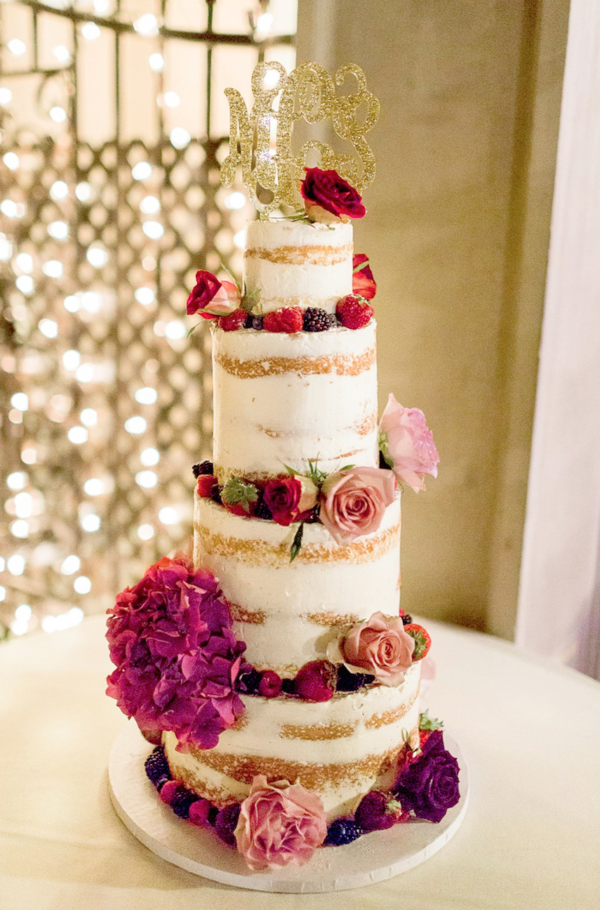 Naked Wedding Cake